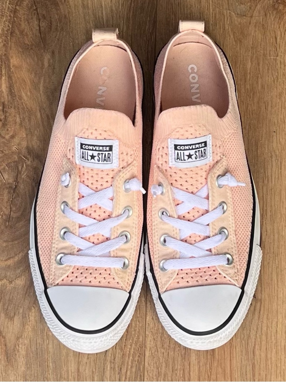Converse All Star Shoes Low Top Sneakers Peach